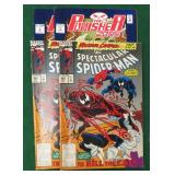 Four (4) Marvel Comics incl. The Punisher 2099 #1