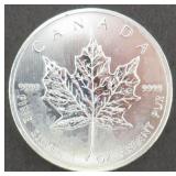 $94.31 Melt 1-19-26: 2011 Canada Silver Maple Leaf