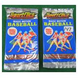 (2) 1990 Unopened Magic Motion Packs