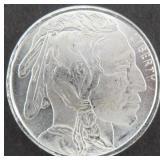 One Troy Ounce .999 Silver Bullion Round