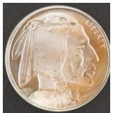 Toned One Troy Ounce .999 Silver Bullion Round