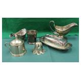 NO SHIPPING: Gravy, Butter, Metal Ware