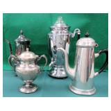 NO SHIPPING: Four Piece Metal Ware