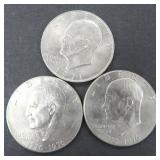 Three (3) IKE Dollars