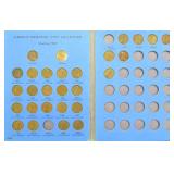 Partial Lincoln Cent Album, 1959 -