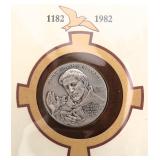 Saint Francis of Assisi Medal, 1982 FDOI