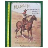 Marlin Metal Sign