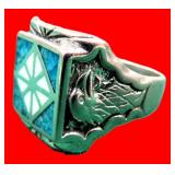 10.4 Grams Total Weight Sterling Silver Ring