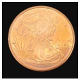 2011 One Ounce Copper Round, .999 Fine