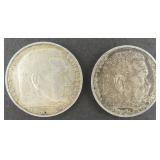 $75.84 Melt Value: TWO (2) Silver Germany 1936