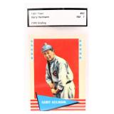 1961 Fleer Harry Heilmann Baseball Card CMR 7