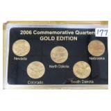Gold Electroplated State Quarters