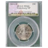 2011-D Vicksburg Quarter PCGS MS66
