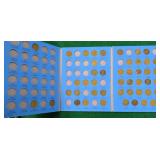 Partial Lincoln Cent Album