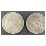 $75.84 Melt Value: TWO (2) Silver Germany 1936