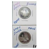 $34.10 Melt 1-19-26 TWO (2) Silver State Quarters