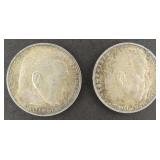 $75.84 Melt Value: TWO (2) Silver Germany 1936