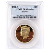 $34.13 Melt Value: 2010-S Silver Kennedy Half