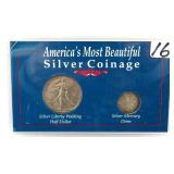$40.98 MELT VALUE: Silver Coinage half and dime