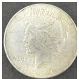 $72.98 Melt 1-19-26: 1923-D Silver Peace Dollar