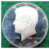 Clad Kennedy Half Dollar, Proof