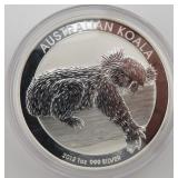 $94.31 Melt 1-19-26: 2012 Australia Silver Koala