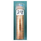 Tube of UNC 1963-D One Cents, $3000 is Guide
