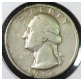 KEY DATE! 1932-S Silver Washington Quarter, $15.22