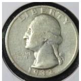 KEY DATE! 1932-S Silver Washington Quarter, $15.22