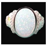 Sterling Silver Ring, Stones Untested