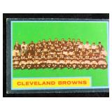 1962 Topps Football # 37 Cleveland Browns