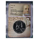 1960 Silver Franklin Half Dollar NGC PF67 $120 NGC