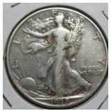 Semi-Key Date: 1938-D Silver Walking Liberty Half