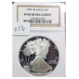 NGC Guide $3100: 1995-W Silver Eagle NGC PF69UCAM