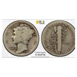$1950 PCGS Guide: 1916-D Mercury Dime PCGS G06