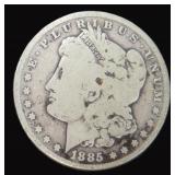$83.09 Melt: 1885 Silver Morgan Dollar