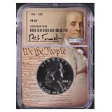 1961 Silver Franklin Half Dollar NGC PF67 $95 NGC