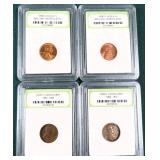 Lincoln Cents in INB Holders
