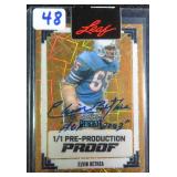 Elvin Bethea SIGNED 1/1 Pre Production Leaf