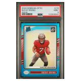 2024 OPTIC #216 BUCKY IRVING AQUA (RC) PSA 9