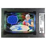 2018 SIGNED JOSH Allen Obsidian RPA SGC 10 #35/100