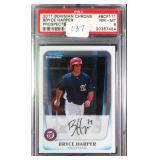 2011 Chrome BRYCE HARPER PROSPECTS (RC) PSA 8