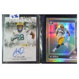 TWO (2) AJ Dillon (RCs) ONE IS SIGNED and the