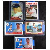 Five (5) Modern Mickey Mantle Topps Commemoratives