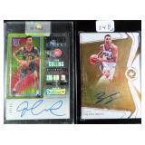 TWO (2) Signed Basketball Cards, John Collins and