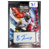 #2/3 Broderick Jones SIGNED ROOKIE CARD, Wild Card