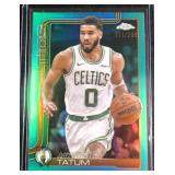 #211/299 Jayson Tatum Topps Chrome 2025