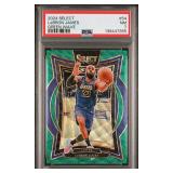 #25/50 POP 1/5 2024 LeBRON JAMES GREEN WAVE PSA 7