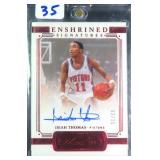 #12/15 Isiah Thomas SIGNED 2020-21 Flawless