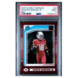 POP 1/0  CLEARLY MARVIN HARRISON JR PSA 9 (RC) RED